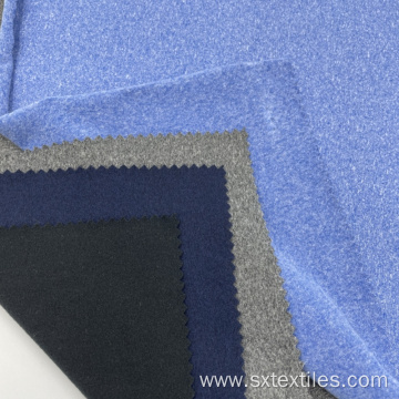 Polyester spandex single jersey knit fabric